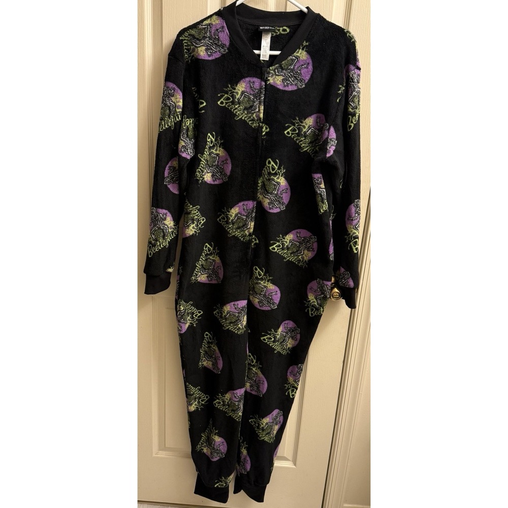 Beatlejuice One Piece Zip Up Adult Large Rare